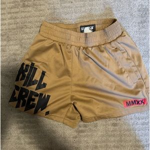 Kill Crew Tan Athletic Shorts